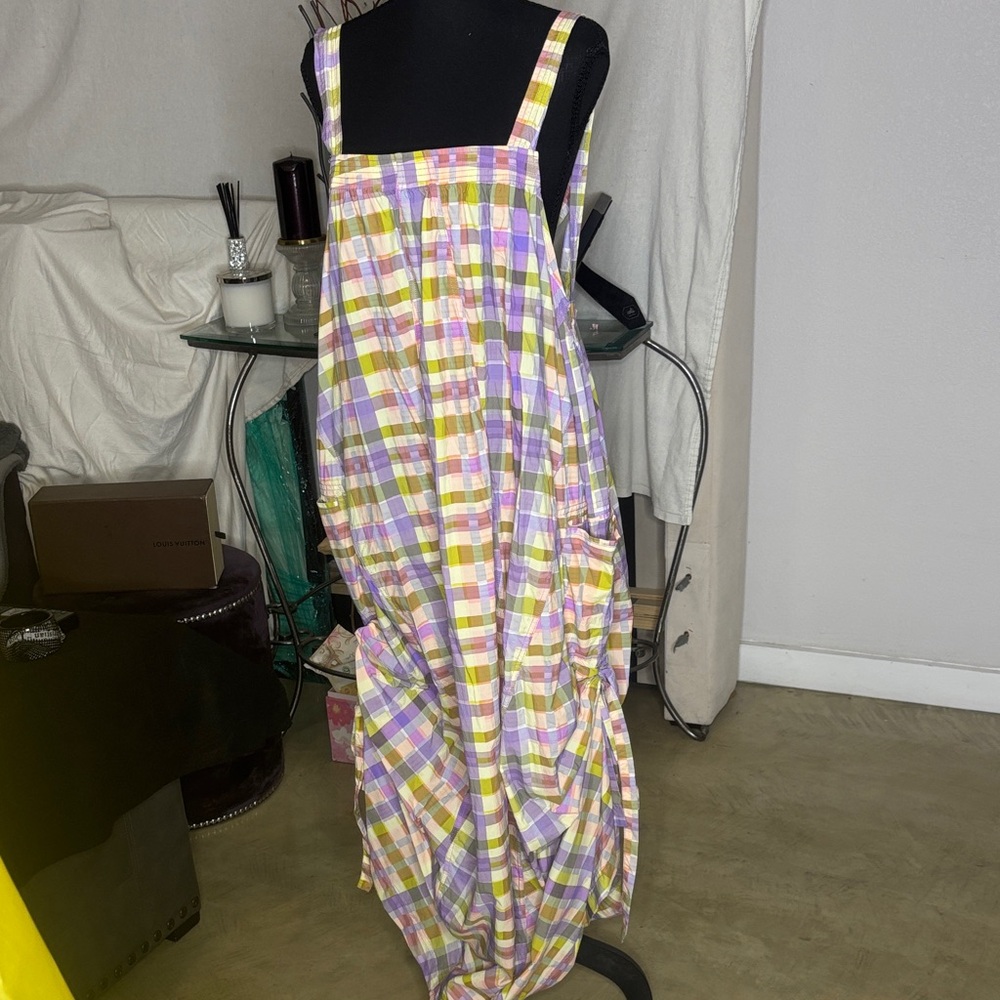 Anthropologie Multicolor Plaid Dress